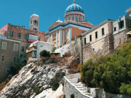 Neoclassical architecture in Syros Cyclades off the beaten path, hidden Cyclades islands
