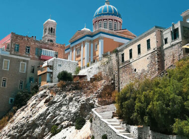 Neoclassical architecture in Syros Cyclades off the beaten path, hidden Cyclades islands